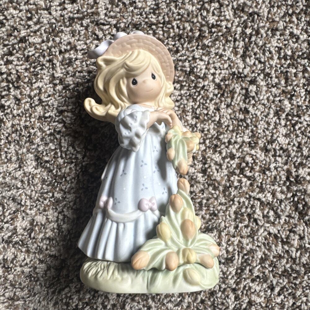 Precious Moments Figurine "The Beauty of God Blooms Forever" (Item #129143)